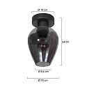 Mexlite Steinhauer Deckenleuchte 1-fl. 