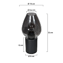 Mexlite Steinhauer Tischleuchte 1-fl. 