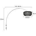 Steinhauer wall luminaire SPARKLED LIGHT E27 IP20, dimmable