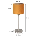 Mexlite Mexlite Tischleuchte 1-fl. 