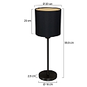 Mexlite Mexlite Tischleuchte 1-fl. 