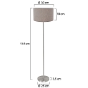 Mexlite Mexlite Stehleuchte 1-fl. 