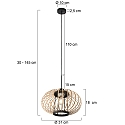 anne light & home Steinhauer Pendelleuchte 1-fl. 