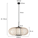 anne light & home Steinhauer Pendelleuchte 1-fl. 