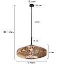 anne light & home Steinhauer Pendelleuchte 1-fl. 