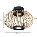 anne light & home Steinhauer Deckenleuchte 1-fl. 