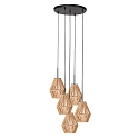 anne light & home Mexlite Pendelleuchte 5-fl. 