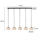 Mexlite Mexlite Pendelleucte 5-fl. 