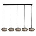 Mexlite Mexlite Pendelleuchte 5-fl. 