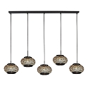 Mexlite Mexlite Pendelleuchte 5-fl. 