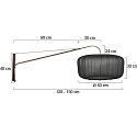 Steinhauer Steinhauer Wandleuchte 1-fl. 