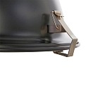 Steinhauer Pendelleuchte PARADE, � 40cm, E27, schwarz matt / Abdeckung wei� satiniert