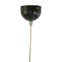 Steinhauer Pendelleuchte PARADE, � 40cm, E27, schwarz matt / Abdeckung wei� satiniert