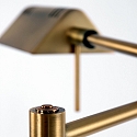 Mexlite Floor lamp KARL, 1 flame, bronze