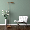 Mexlite Floor lamp KARL, 1 flame, bronze