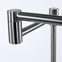 Mexlite Mexlite Floor lamp KARL, 1 flame, steel