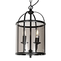 Steinhauer pendant luminaire PIMPERNEL 2 flames E14 IP20, black dimmable