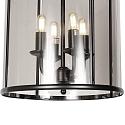 Steinhauer pendant luminaire PIMPERNEL 4 flames E14 IP20, black dimmable