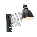 Steinhauer Steinhauer Wall luminaire SPRING, 1 flame, black