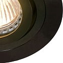 Steinhauer recessed luminaire P�LITE SPOT round, swivelling GU10 IP20, black matt dimmable