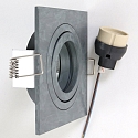 Einbauleuchte P�LITE SPOT, IP20, eckig, 10x10cm, GU10 max. 40W,  schwenkbar
