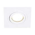 recessed luminaire P�LITE SPOT swivelling, square GU10 IP20, white matt dimmable