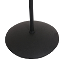 Mexlite floor lamp BIRON with switch, with flex arm IP20, black matt dimmable