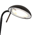 Mexlite floor lamp BIRON with switch, with flex arm IP20, black matt dimmable