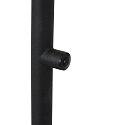 Mexlite floor lamp BIRON with switch, with flex arm IP20, black matt dimmable