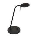 table lamp BIRON with switch, with flex arm IP20, black matt dimmable