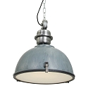 Steinhauer pendant luminaire BIKKEL - � 42CM 1 flame, medium E27 IP20, concrete grey dimmable