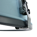 Steinhauer Pendelleuchte BIKKEL, � 42cm, E27 max. 60W, Abdeckung satiniert / Metall-schirm, dunkelblau