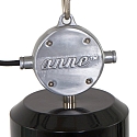 anne light & home Pendelleuchte FRISK, � 50cm, E27, Metall, grau gl�nzend / innen wei�