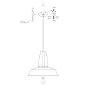 Mexlite pendant luminaire EDEN E27 IP20, dimmable