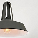 Mexlite Mexlite Pendant luminaire EDEN, 1 flame, 42cm, grey