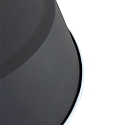 Mexlite Pendelleuchte EDEN, � 42cm, E27, mit Textilkabel, schwarz matt