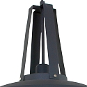 Mexlite Pendelleuchte EDEN, � 42cm, E27, mit Textilkabel, schwarz matt
