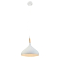 Mexlite Pendant luminaire BJORR, 1 flame, 30cm, white