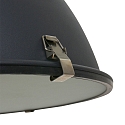 Mexlite Pendelleuchte DENSI, � 47cm, E27, Abdeckung satiniert, schwarz matt