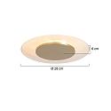 Steinhauer ceiling luminaire LIDO IP20, dimmable