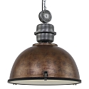 pendant luminaire BIKKEL - � 52CM 1 flame, large E27 IP20, brown, pied dimmable