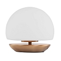 table lamp ANCILLA round, short, with touch dimmer G9 IP20, brushed bronze dimmable