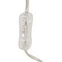 Steinhauer table lamp ANCILLA MUSHROOM long, with switching function G9 IP20, chrome, polished aluminium dimmable