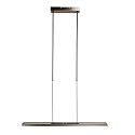 LED Pendelleuchte ZELENA, Up/Down, 80-140cm (ausziehbar), 40W 2200-4000K (CCT) 3200+800lm, mit Touch-Dimmer, stahl geb�rstet