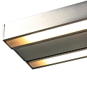 LED Pendelleuchte ZELENA, Up/Down, 80-140cm (ausziehbar), 40W 2200-4000K (CCT) 3200+800lm, mit Touch-Dimmer, stahl geb�rstet