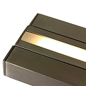 LED Pendelleuchte ZELENA, Up/Down, 80-140cm (ausziehbar), 40W 2200-4000K (CCT) 3200+800lm, mit Touch-Dimmer, stahl geb�rstet