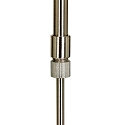 LED Pendelleuchte ZELENA, Up/Down, 80-140cm (ausziehbar), 40W 2200-4000K (CCT) 3200+800lm, mit Touch-Dimmer, stahl geb�rstet