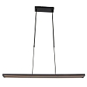 Steinhauer LED Pendelleuchte ZELENA, Up/Down, 80-140cm (ausziehbar), 40W 2200-4000K (CCT) 3200+800lm, mit Touch-Dimmer, schwarz matt