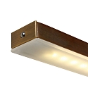 Steinhauer Pendant luminaire ZELENA LED, 3 flames, L:150cm, bronze