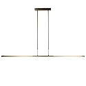 LED Pendelleuchte ZELENA, Up/Down, 155cm, 21+8W 2200-4000K (CCT) 2100+1600lm, CRi >90, mit Touch-Dimmer, stahl geb�rstet